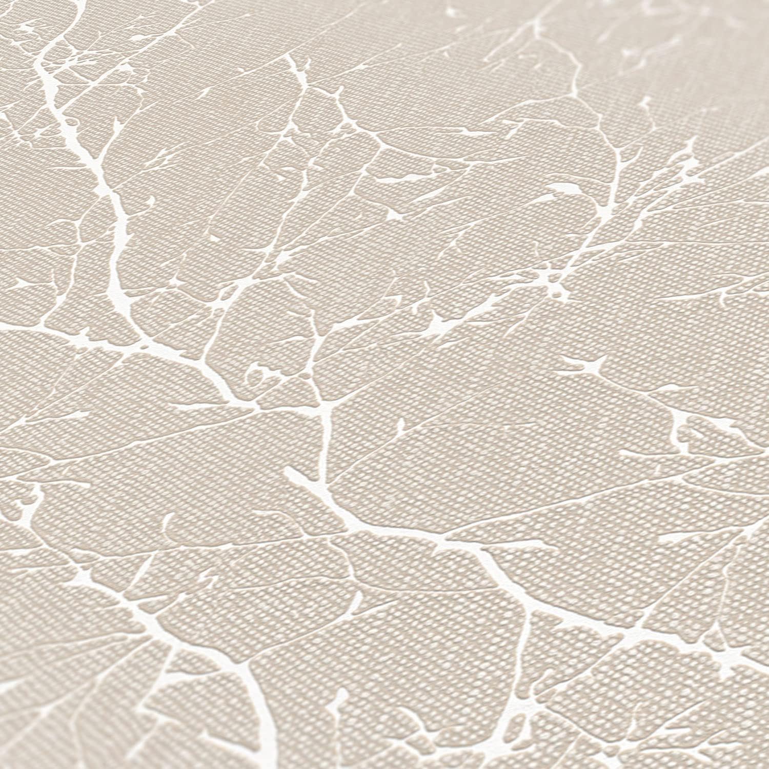 A.S. Création Vliestapete Elegance Tapete im skandinavischen Design 10,05 m x 0,53 m beige weiß Made in Germany 305074 30507-4 – Bild 5