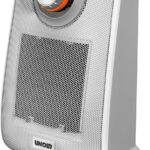 Unold 86440 Keramik Heizlüfter - weiß, bis zu 2000 Watt, Ventilatorfunktion, 4 Stufiges Thermostat, 75° oszillierend, leicht und leise, Überhitzungsschutz, Tragegriff, IP21 Tropfwassergeschützt