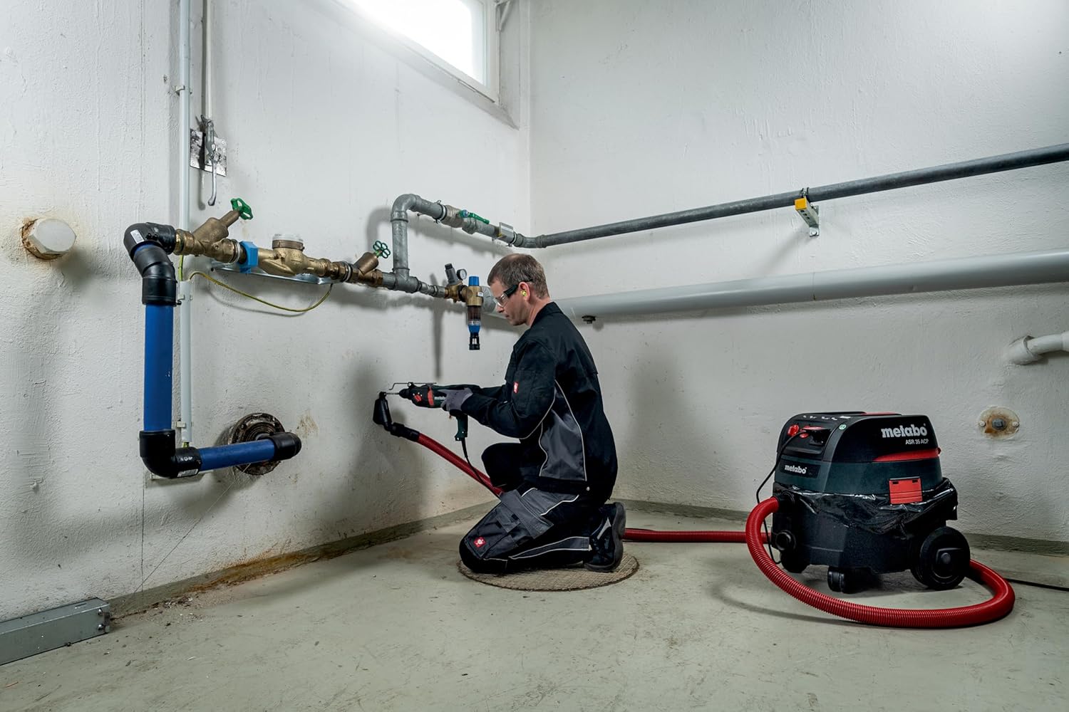 Metabo Kombihammer KHE 2445 – 601709500 – Kombihammer zum Hammerbohren, Bohren und Meißeln – 4 m Kabellänge – Bild 3