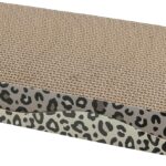 Trixie Kratzpappe Leo aus Pappe 44 × 6 × 25 cm, 2 St., Kratzspielzeug mit Katzenminze - 48033