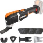 WORX WX696.9 Akku-Multifunktionswerkzeug – Elektrisches 20V Werkzeug zum Schneiden, Sägen, Schleifen & mehr – Ohne Akku & Ladegerät