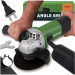 KRUMAD Winkelschleifer 950W – Scheiben-Ø 125mm – Leistungsstarke Schleifmaschine mit 3.000-11.000 U/min – Ergonomisches Design – Mit 2 Kohlebürsten – Ideal zum Schneiden und Schleifen