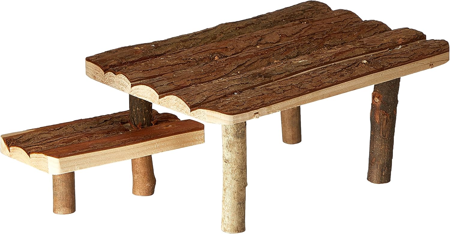 Trixie 62262 Natural Living Unterstand und Liegeplatz m. Treppe, 37 × 17 × 28 cm – Bild 2