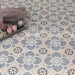 PVC Bodenbelag Vinylboden in nostalgischer Retro Art, Zuschnitt (2m breit / 1,5m lang)