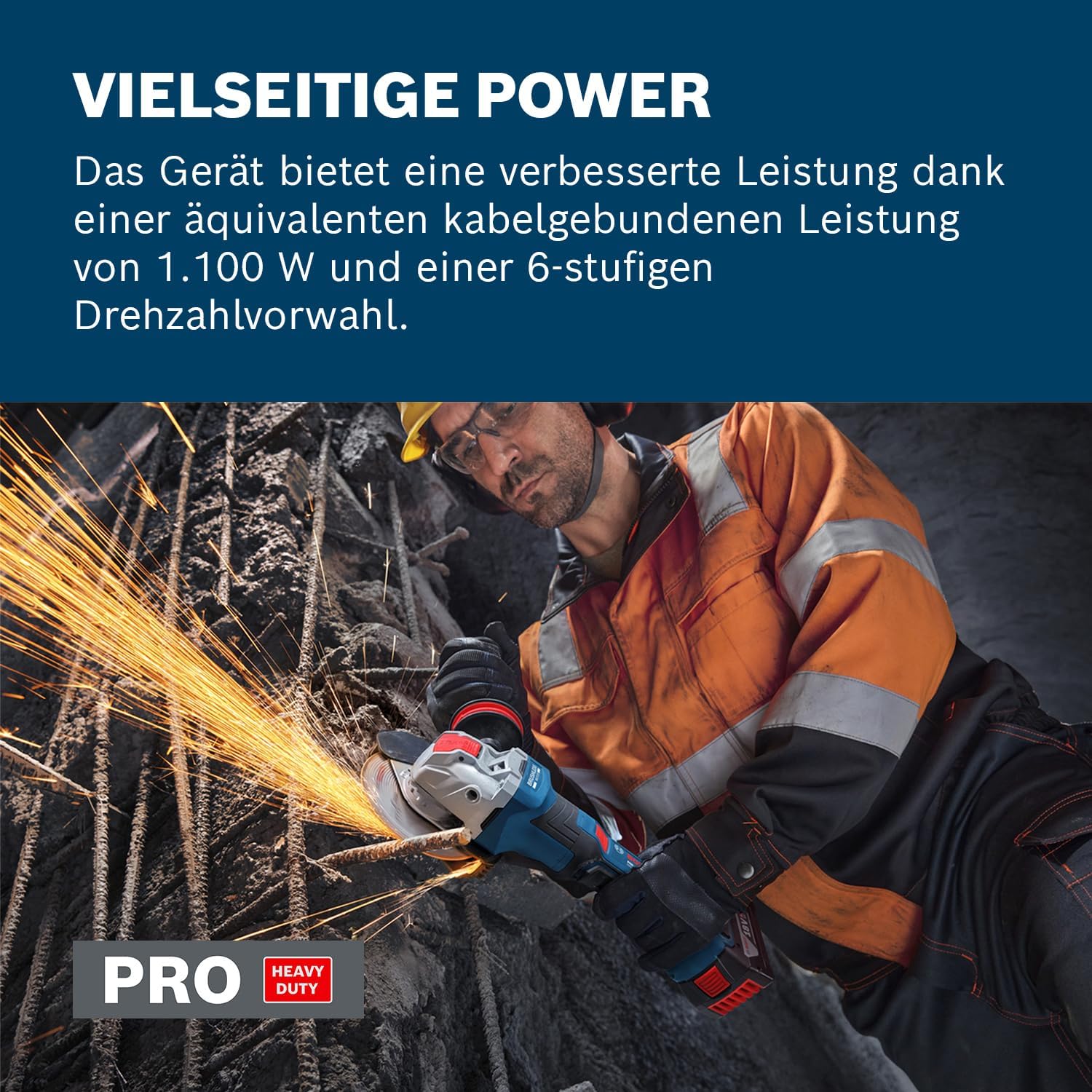 Bosch PRO 18V System Akku-Winkelschleifer GWX18V-11PS (inkl. L-BOXX) – Bild 4