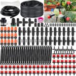 Garten BewässerungsSystem, Garten Bewässerung Kit, 50M+25M Bewässerungsrohre, Automatik Tröpfchenbewässerung Gartenbewässerung Misting Kühlsystem für Landschaft, Flower Bed und Terrasse Pflanzen