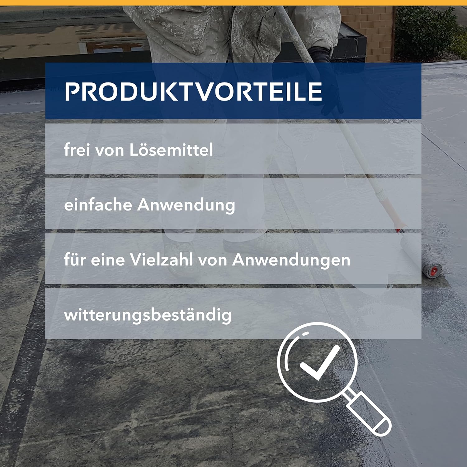 Flüssigkunststoff 1K KLUTHEROL Easy Abdichtung - 8KG zur Abdichtung von Flachdächer, Balkone, Detailanschlüsse und Bauelemente – Bild 5