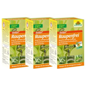 Raupenfrei Xentari gegen Buchsbaumzünsler und Anderen Raupen 3 x 25 g