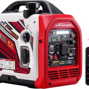 maXpeedingrods Stromgenerator Inverter 3500W Generator Benzin LPG Leise mit Bluetooth® App Fernbedienung Stromerzeuger Dual Fuel Digitaler Leicht als Notstromaggregat für Camping Garage Outdoor