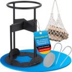 Manuelles Holzspalter Set – Handholzspalter mit Bodenanker, Transportnetz und Schleifstein – Sicher Holz spalten ohne Strom – Taunus Woodmasters