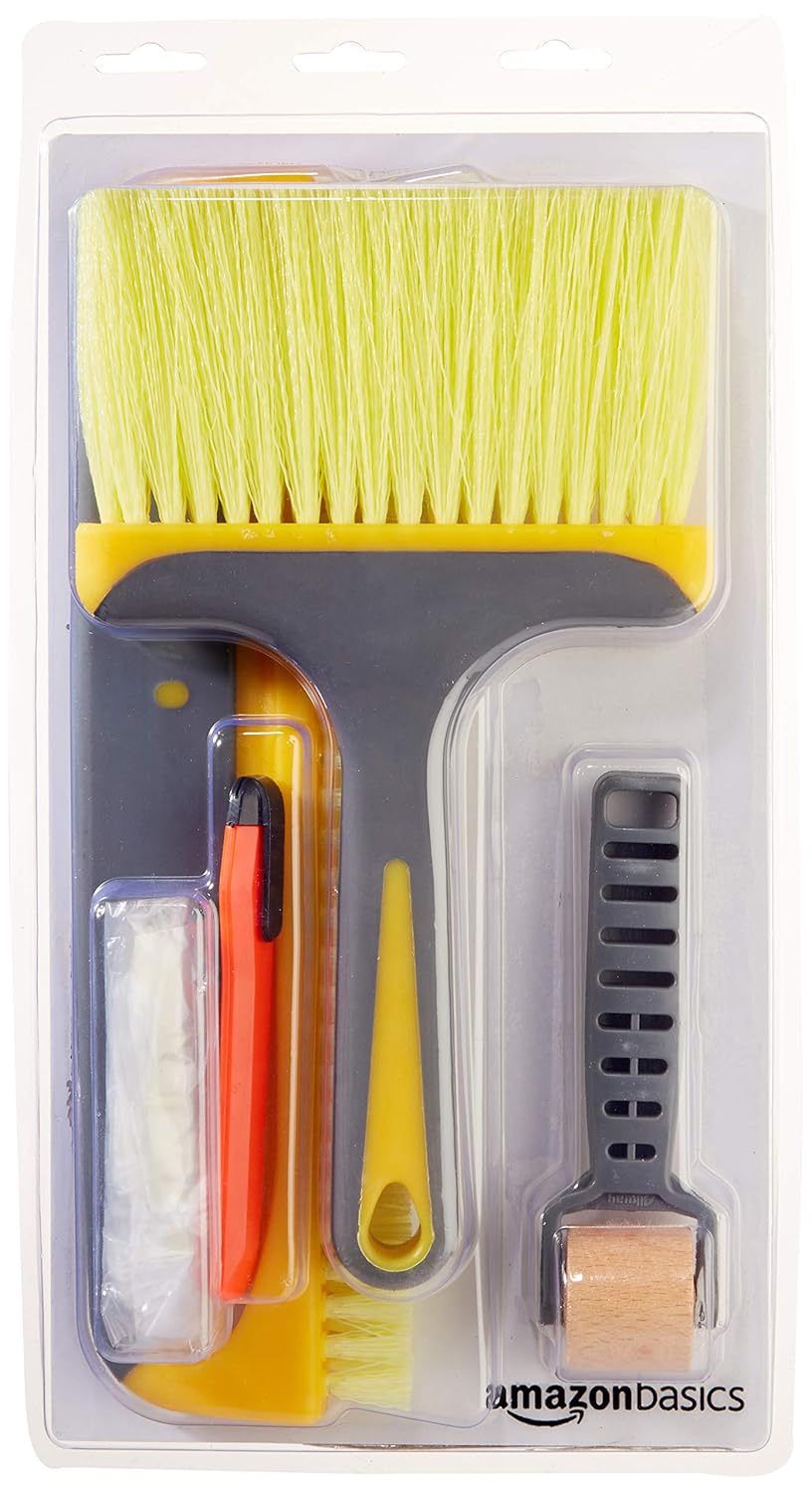 Amazon Basics Tapezier-Set, inklusive Bürsten mit weichen Griffen, 7-teilig – Bild 4