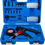 BGS 8038 | Vakuum-Druckpumpen-Satz | Vakuumpumpe | Bremsenentlüfter | Bremsentlüftungsgerät | Vakkumtester | im Koffer