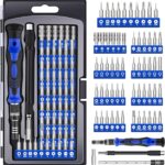 XOOL 62 in 1 Feinmechaniker Schraubendreher Set, Magnetischer Mini Feinmechaniker Werkzeug Set, Reparatur Werkzeug Set für Computer, iphone, ipad, Laptop, PS4, PS5, Xbox, Handy, Macbook usw.