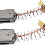 1 Paar Kohlen mit Feder kompatibel zu/Ersatz für: Parkside PBH 1500 B2 bis 2016 Motorkohlen ca 6x10x13mm Kohlebürsten Kohlestifte