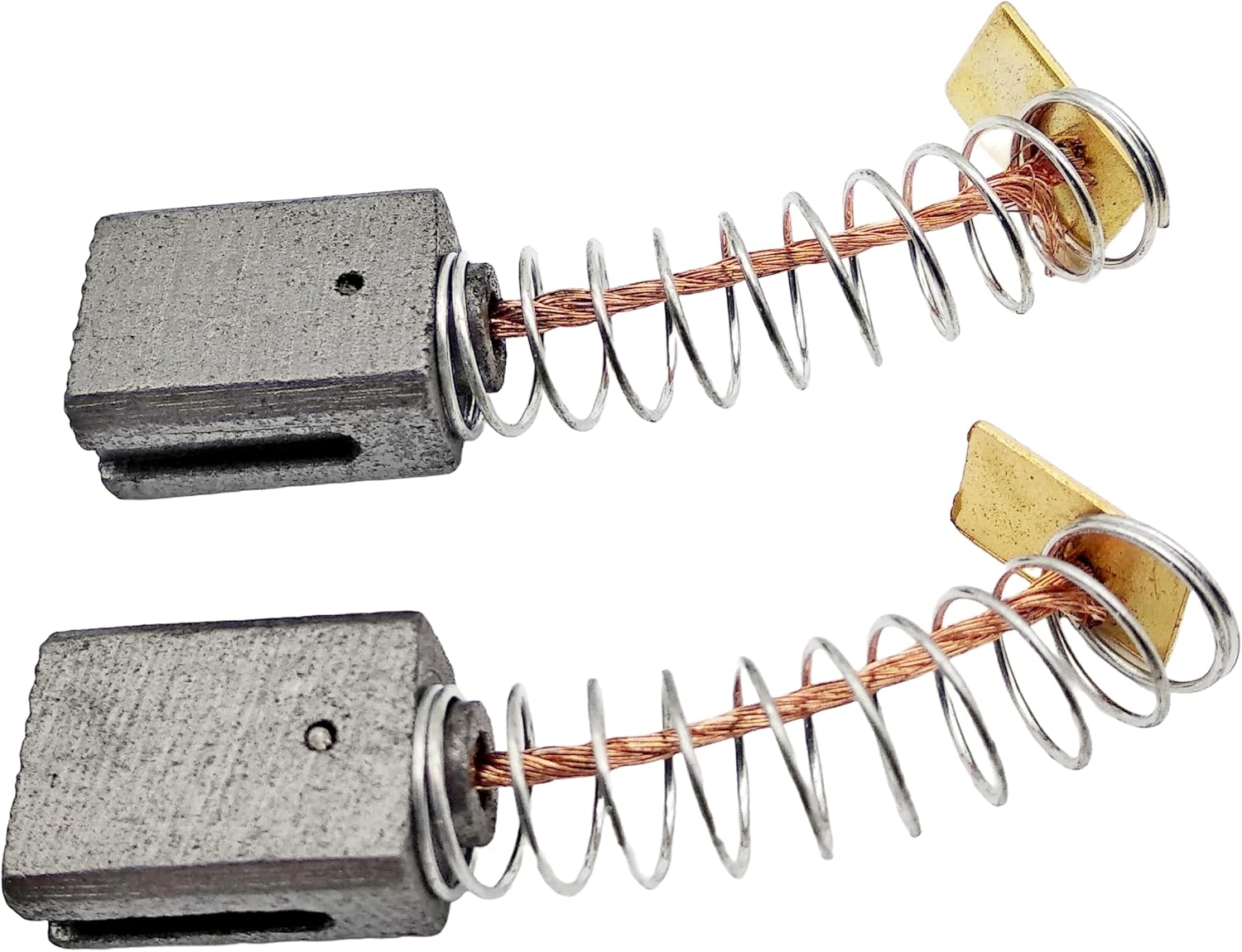 1 Paar Kohlen mit Feder kompatibel zu/Ersatz für: Parkside PBH 1500 B2 bis 2016 Motorkohlen ca 6x10x13mm Kohlebürsten Kohlestifte