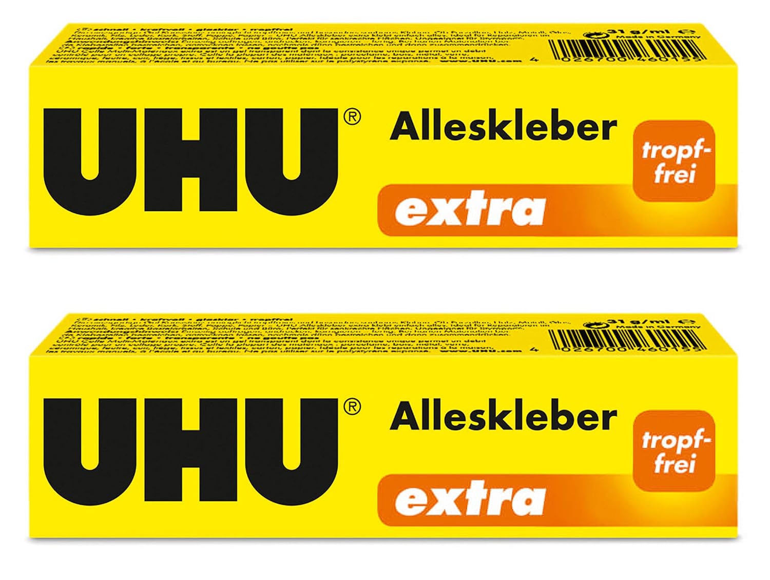 UHU 1646015 - extra Alleskleber (2 Stück)