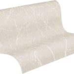 A.S. Création Vliestapete Elegance Tapete im skandinavischen Design 10,05 m x 0,53 m beige weiß Made in Germany 305074 30507-4