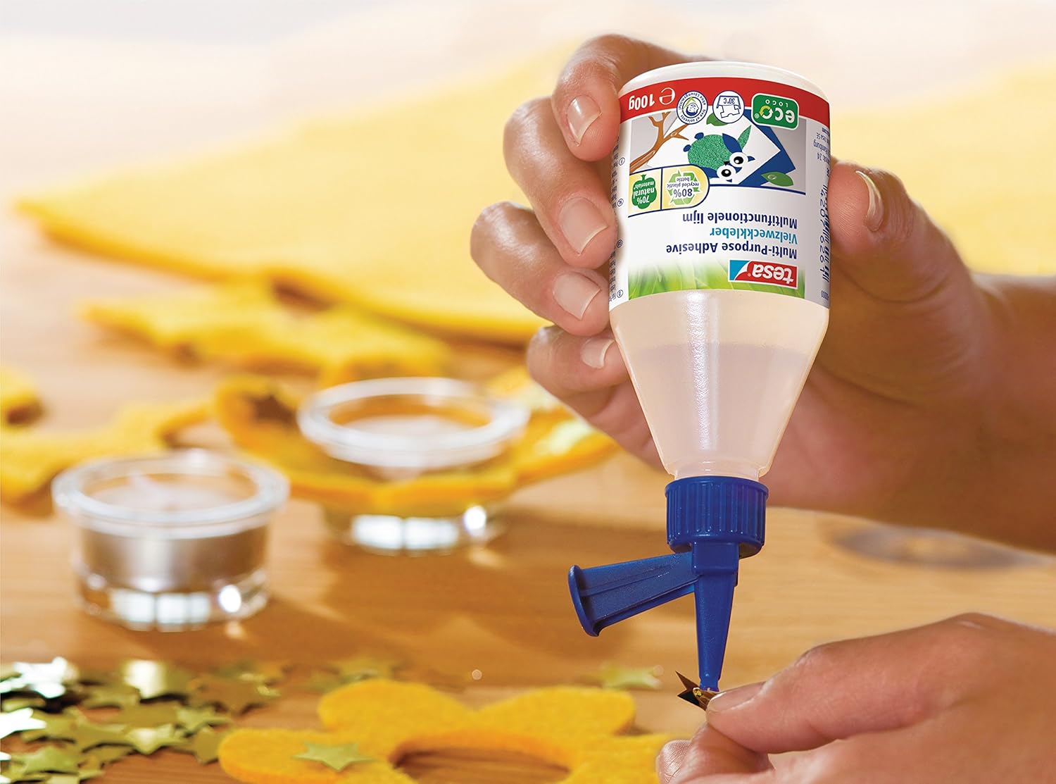 tesa Vielzweckkleber, 100g Flasche – Bild 3