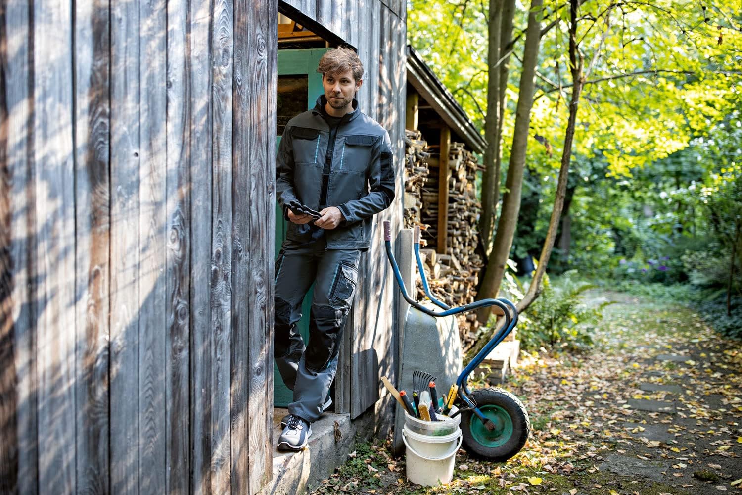 Uvex Tune-up Softshell-Arbeitsjacke für Herren - atmungsaktiv & wasserabweisend – Bild 3