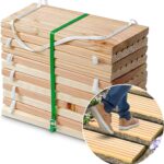 Gartenpirat Rollweg aus Lärchenholz 25x250 cm Flexibler Gartenweg für Terrasse