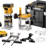 DEWALT DCW 604 P2 Akku Kombifräse 18V 55 mm + 2x Akku 5,0Ah + Ladegerät + TSTAK