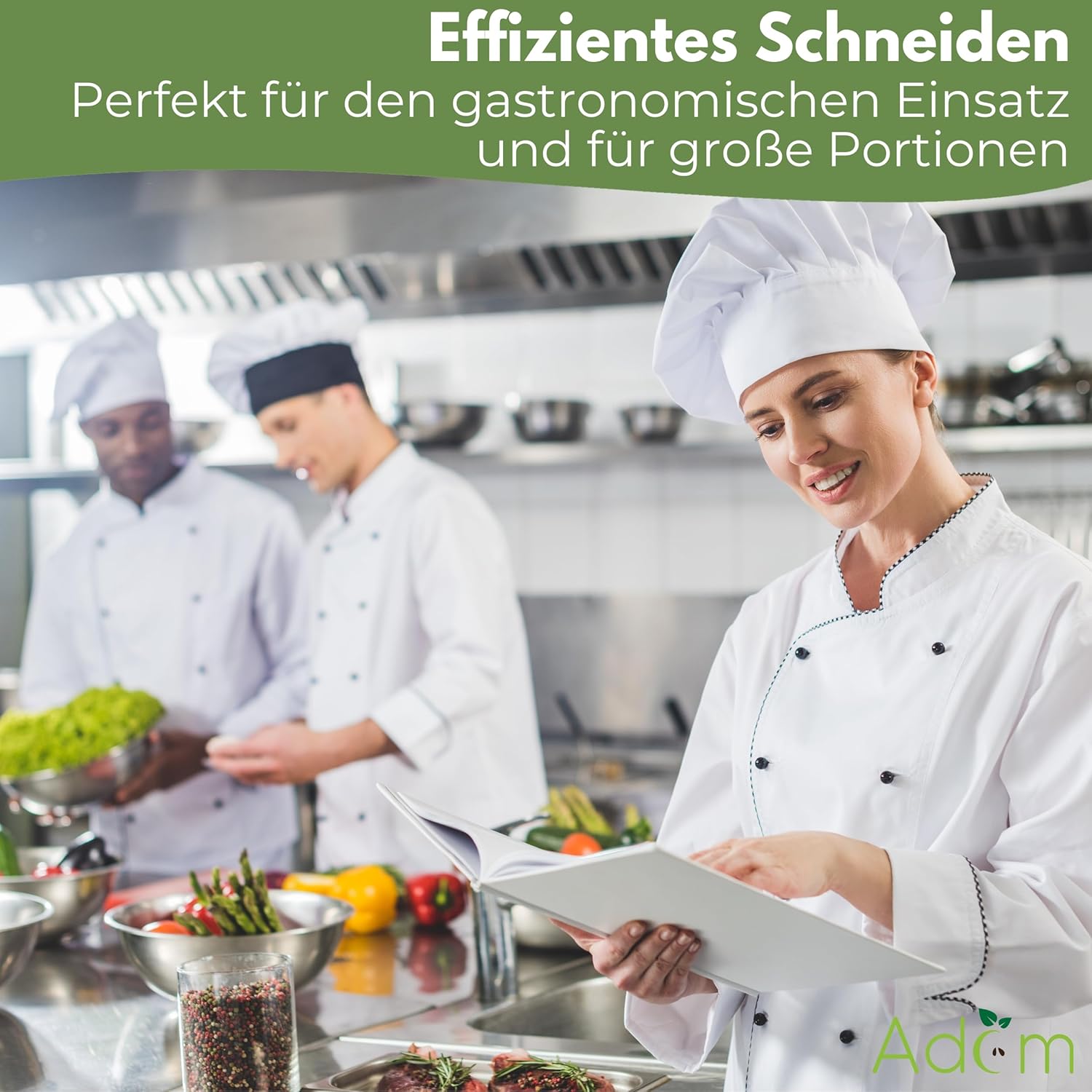 Adam Profi Edelstahl Apfelteiler, Küchenwerkzeug für Obstzubereitung, 12-teiliges Schnittmuster, langlebig, vielseitig und einfach zu reinigen (Apfelschneider) – Bild 5