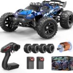 Ferngesteuertes Auto 1:14 All-Terrain RC Auto für Erwachsene & Jungen, 4WD Offroad RC Truck mit hoher Geschwindigkeit 40+ km/h, RC truck mit 2 wiederaufladbaren 1300-mAh-Akkus und 2 Reifensätzen
