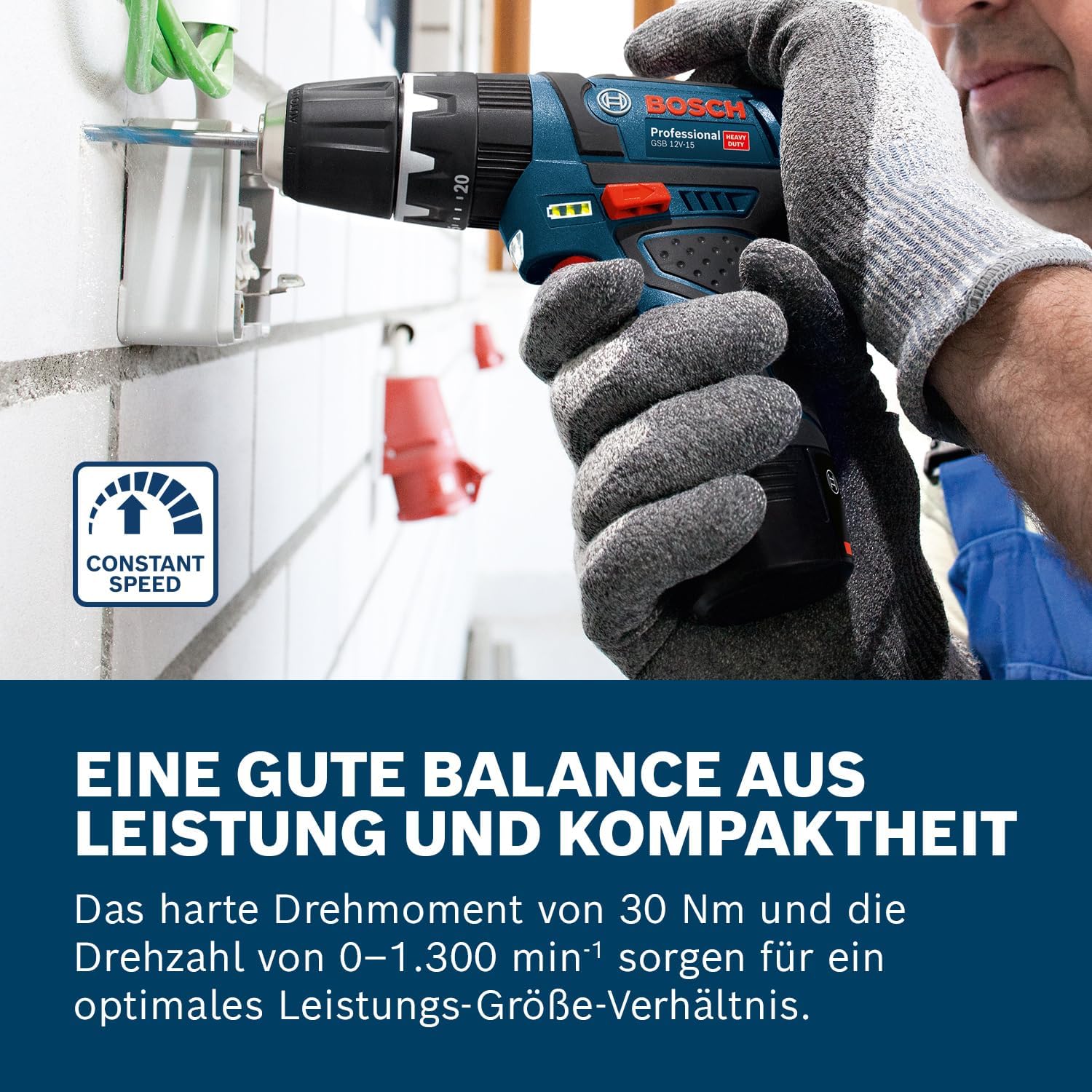 Bosch Professional 12V System Akku Schlagbohrschrauber GSB 12V-15 (ohne Akku/ Ladegerät) – Bild 4