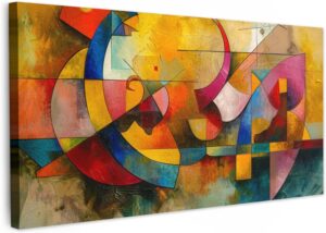 MuchoWow© Leinwand Bilder XXL 300x140 cm Deko Schlafzimmer Aesthetic Große Leinwandbilder Wohnzimmer Gemälde Foto Geschenk Living Room Decoration Kunst - Abstrakt - Modern