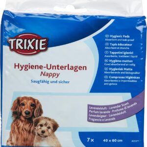 Trixie 23371 Welpen-Unterlage Nappy-Stubenrein mit Lavendelduft, 40 × 60 cm, 7 St.