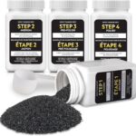 NATIONAL GEOGRAPHIC Schleif- & Poliermittel Nachfüllset – Gesteinschleifmittel für Trommeln, poliert bis zu 9 kg Steine, kompatibel mit allen Steintrommeln