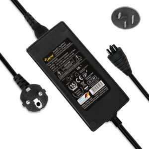 LEICKE E-Bike Schnellladegerät 36V / 42V 6A – DC Ladegerät mit ovalem Stecker – kompatibel mit Bosch Active/Performance Line