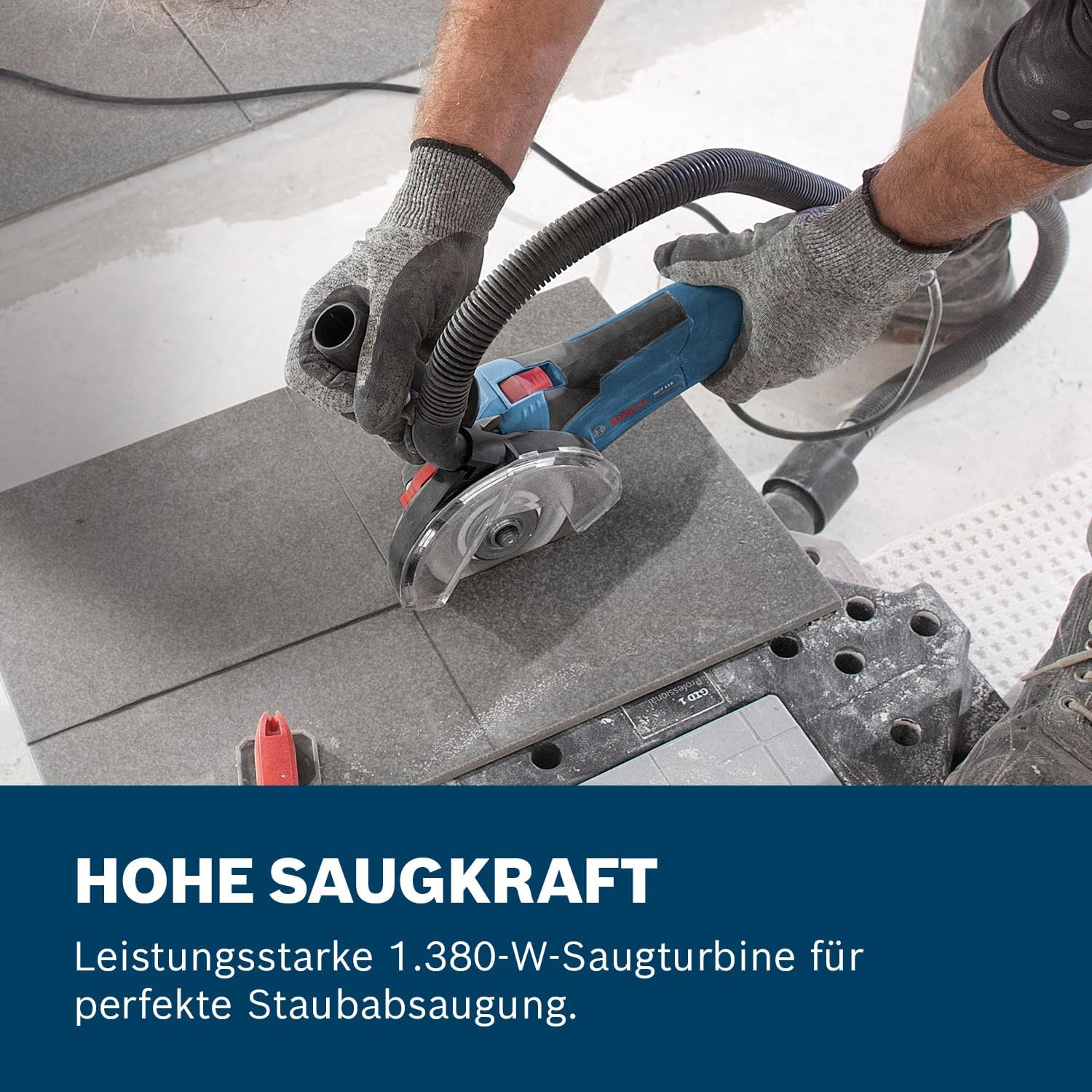 Bosch Professional Nass-/Trockensauger GAS 35 L SFC+ (Leistung 1200 Watt, 35 L Behälter, 3 m Schlauch) – Bild 3