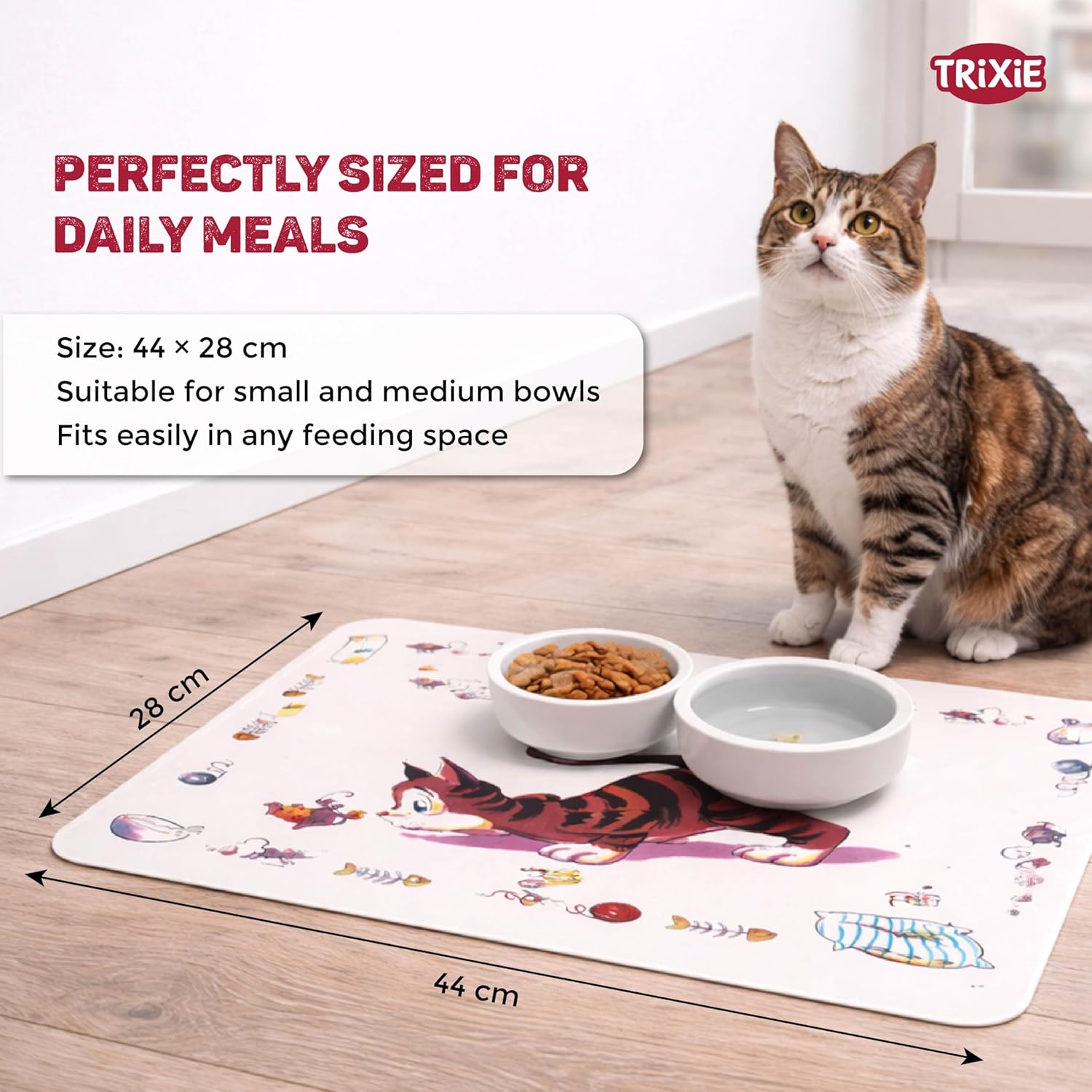 TRIXIE Rutschfeste Matte, Heimtierbedarf, Weiß – Bild 3