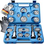 TRESKO 23 TLG Bremskolbenrücksteller Set - Rückstellwerkzeug zum Zurückstellen des Bremskolben, KFZ-Werkzeug, universell