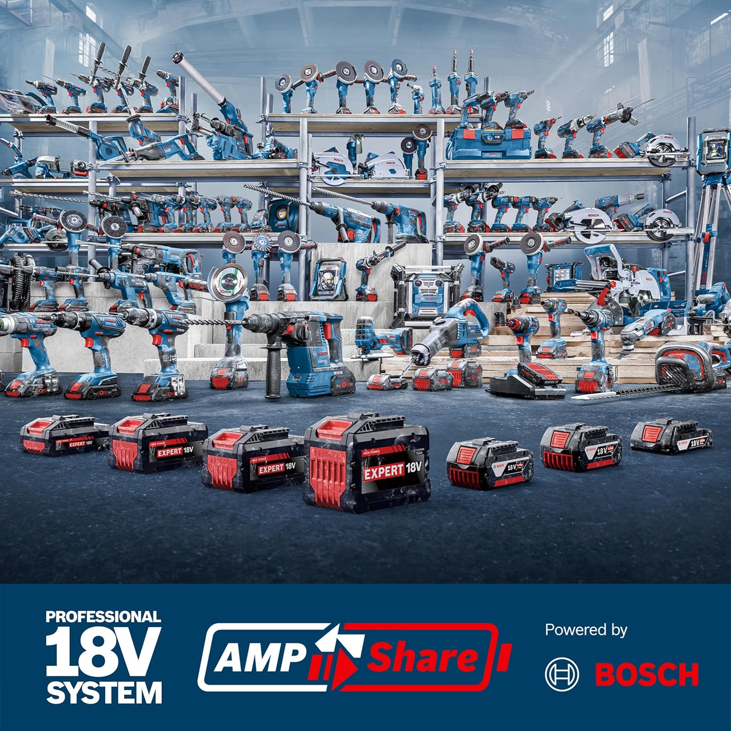 Bosch Professional 18V System Akku Schlagbohrschrauber GSB 18V-25 (max. Schrauben-Ø: 10 mm, inkl. 2x GBA 2.0 Ah, GAL 18V-20, 63-tlg. Zubehör-Set, L-Case Pick & Click) – Bild 5