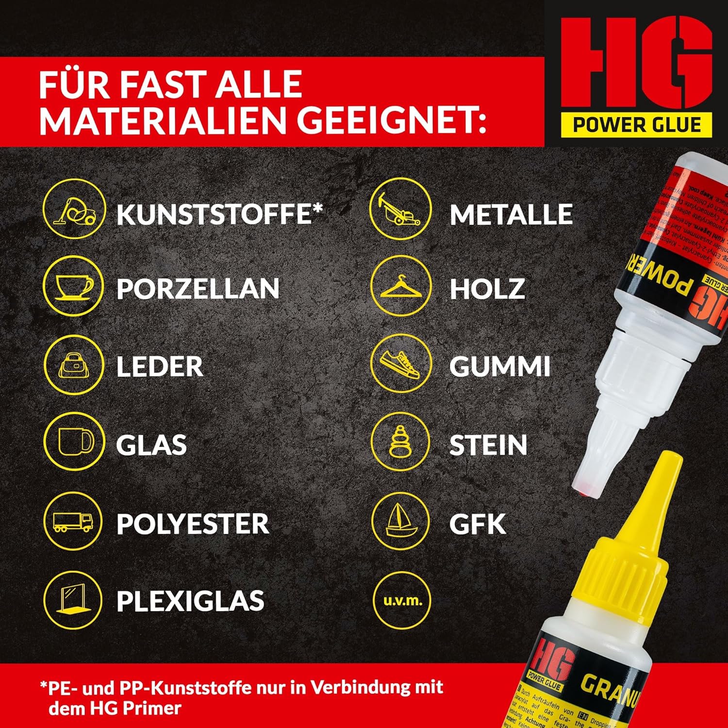Die Schweißnaht aus der Flasche by HG Power Glue I MINIs I Sekundenkleber extra stark – Bild 4