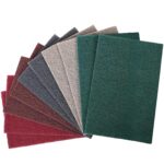 10er Schleifvlies Pads 150x230mm Set, Schleifvliesmatte 5 Körnung 400/600/800/1000/2500, für Metall Holz Edelstahl SchleifenPolieren, Reinigungsvlies