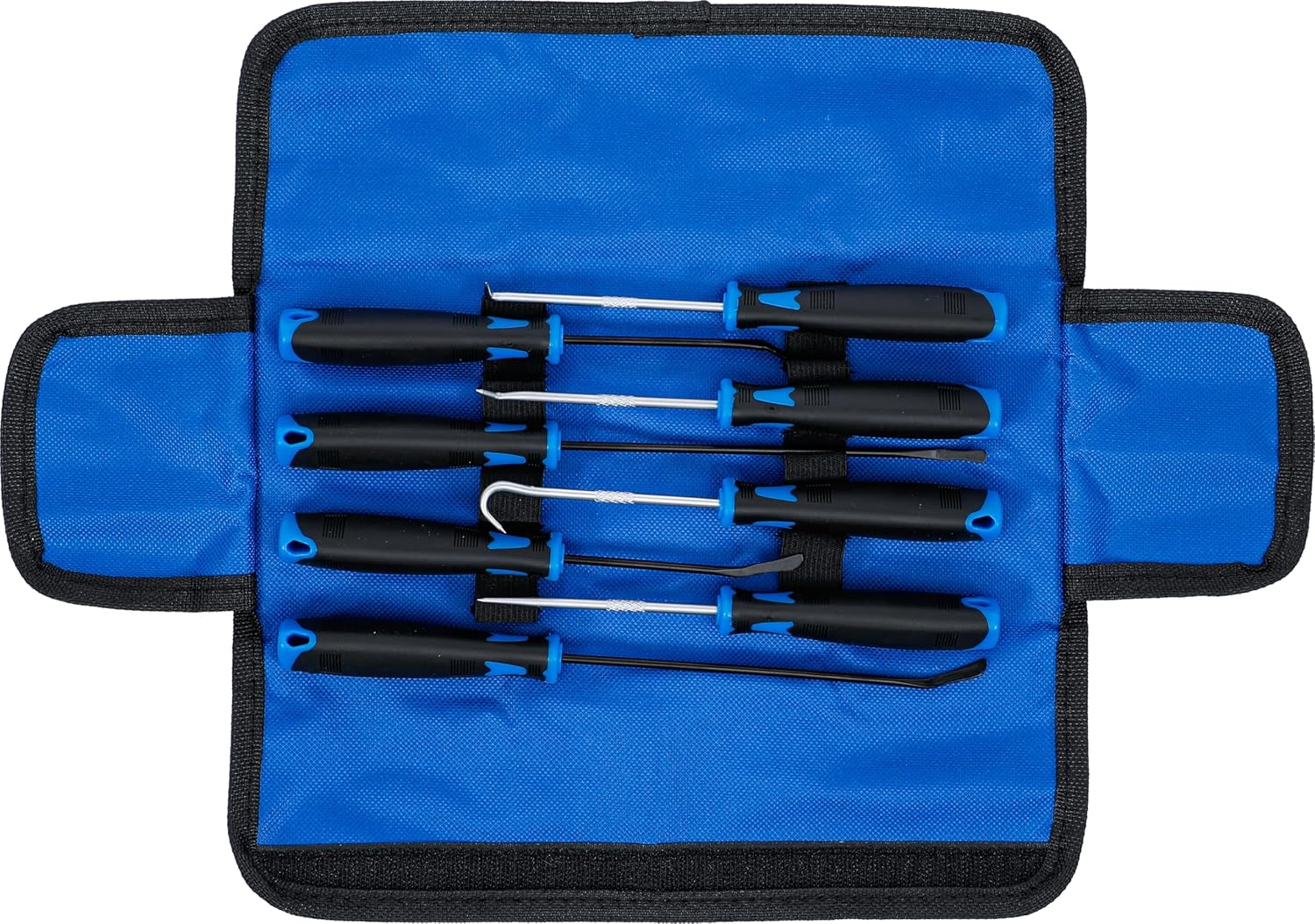 BGS 8638 | Haken-Satz mit geraden und abgerundeten Spitzen | 8-TLG.