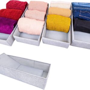 SIMPLE JOY® PAX100 FileFolding Box für IKEA Pax Kleiderschrank; DAS ORIGINAL; passgenau; Stabiler Boden; Schubladen Ordnungssystem, 4er Set