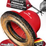 CARHOLICS Radnabenschleifer Auto 90–150 mm inkl. Adapter – Radnabenreiniger & Kugelkopfschleifer Radnabenschleifer für Akkuschrauber – Radnaben Schleifer Nabenschleifer KFZ radnaben bürste