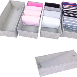 SIMPLE JOY® MALM FileFolding Box für ikea Kommode; DAS ORIGINAL; passgenau; Stabiler Boden; Schubladen Ordnungssystem, 4er Set