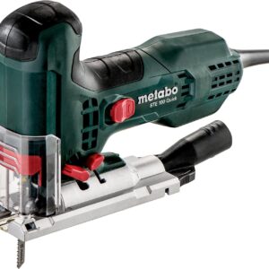 Metabo Stichsäge STE 100 Quick – 601100500 – Präzises, materialgerechtes Sägen durch variable Hubzahl, Pendelhub und Metabo Quick für schnellen Sägeblattwechsel – 4 m Kabellänge