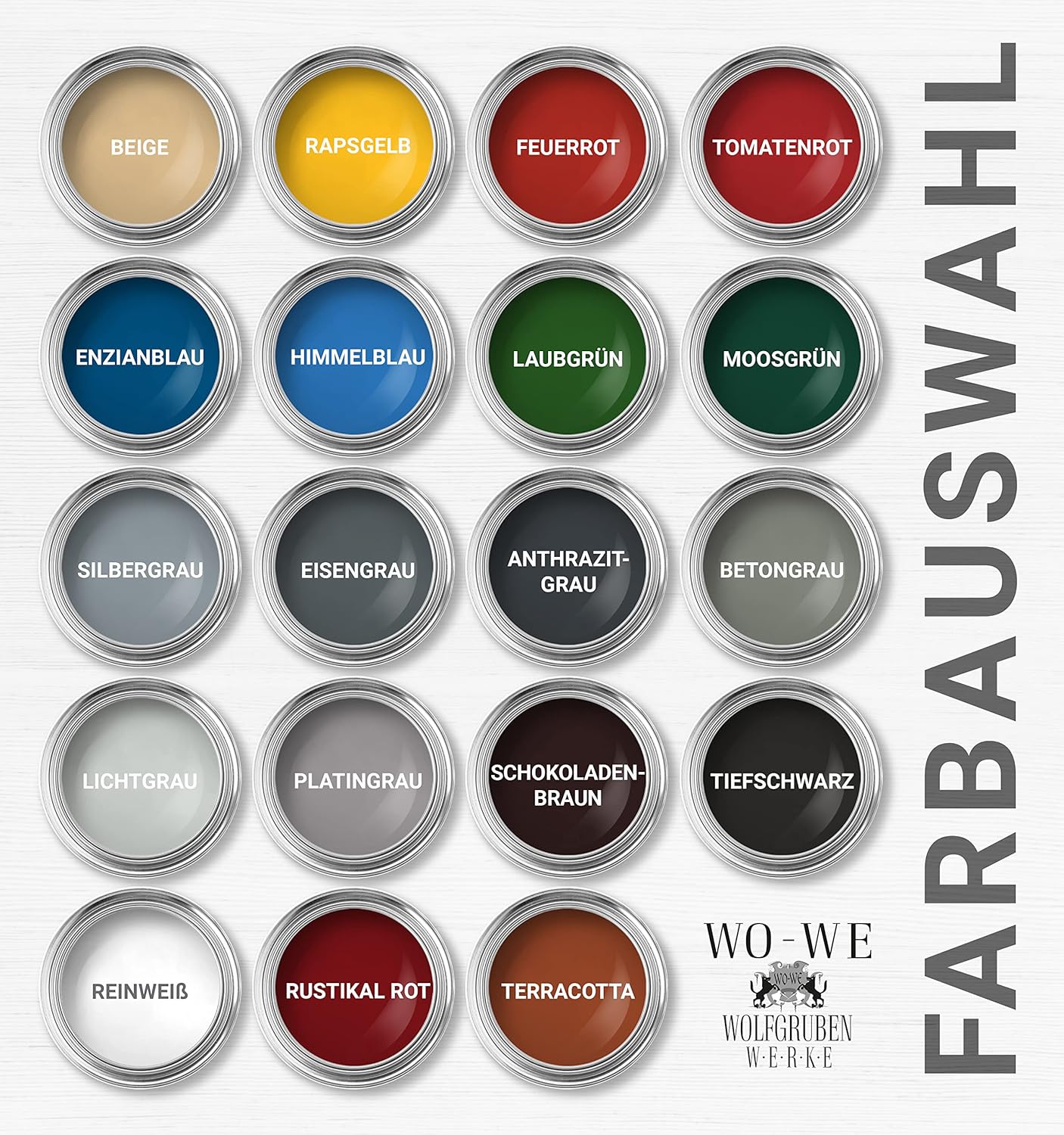 Holzfarbe Holzlack Wetterschutzfarbe Außen & Innen - Anthrazitgrau RAL 7016-5L – Bild 2