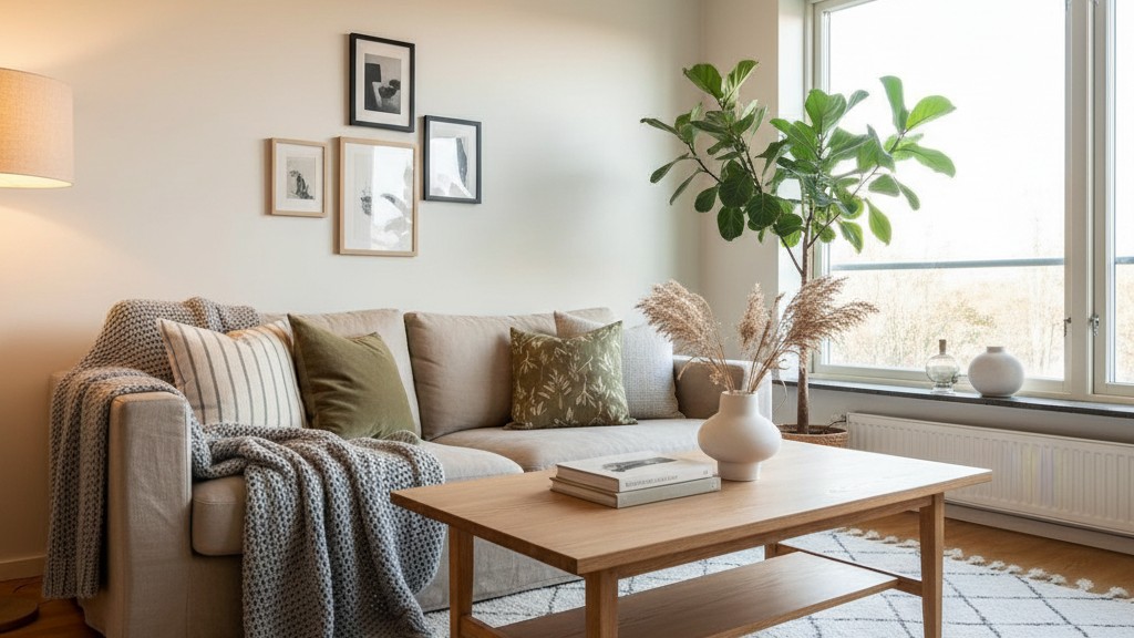 9 skandinavische Wohnzimmer Ideen für maximale Gemütlichkeit