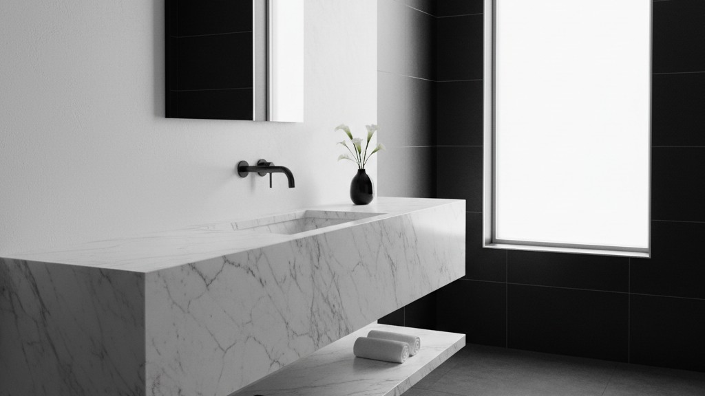 8 Ideen für ein modernes Badezimmer in Schwarz & Weiß: So gelingt der Look