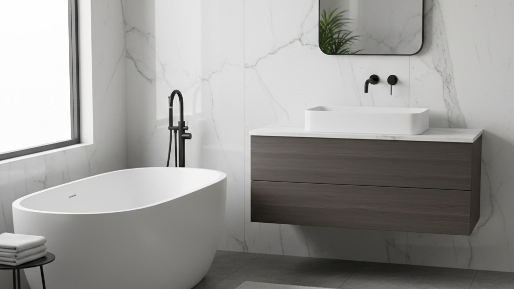 8 Ideen, um ein modernes Badezimmer einzurichten: Schwarz-Weiß-Design auf Profi-Niveau