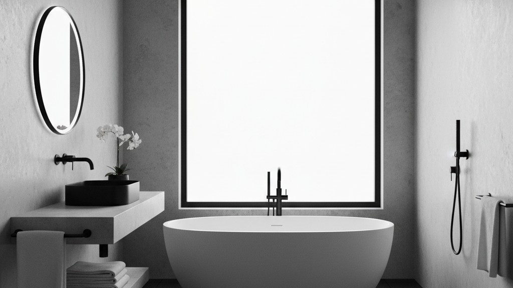 8 Ideen für dein modernes Badezimmer: Schwarz & Weiß perfekt umgesetzt