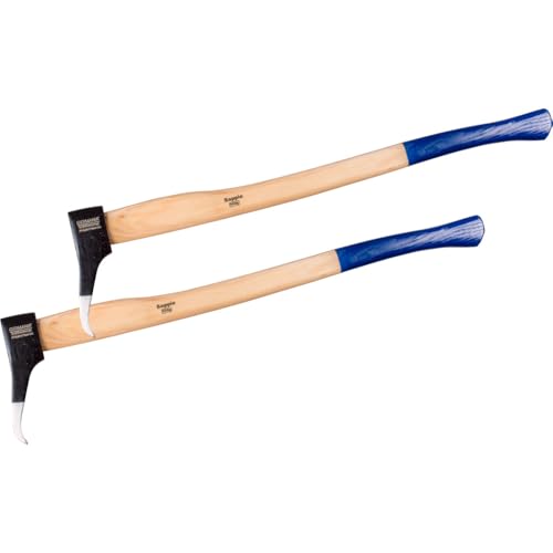 Germania Sappie Set 2 Stück - 550g Sappiekopf - 80 cm Stiel aus Eschenholz - Wendehaken für Holz - Forstwerkzeug Fällheber Holzheber 1 Germania Sappie Set 2 Stück - 550g Sappiekopf - 80 cm Stiel aus Eschenholz - Wendehaken für Holz - Forstwerkzeug Fällheber Holzheber