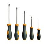 5-teilige Flachkopf Magnetspitzschrauber, Präzisionswerkzeuge Set mit 3x75mm,5x75mm,6x100mm, 6x125mm, 6x150mm für Heim-, Automobil- und DIY-Projekte